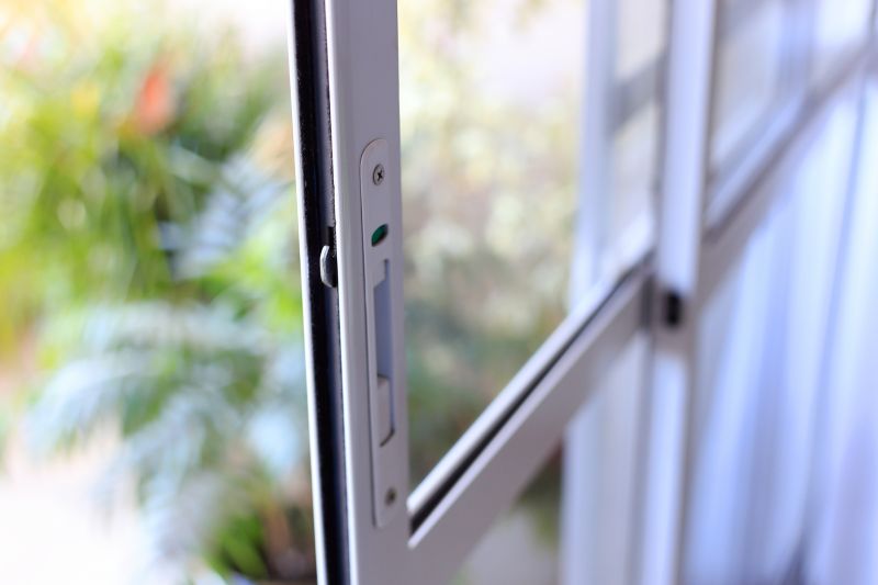 Sliding Window on a Home Entrance